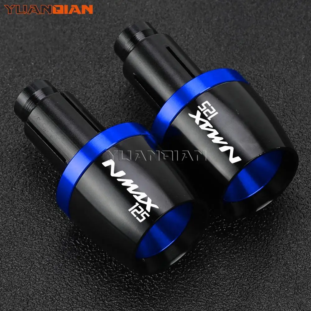 

2025 Motorcycle Handlebar Grip Bar Ends Cap Handle Counterweight Plug For YAMAHA NMAX 125 N-MAX NMAX125 2015-2024 2023 2022 2021