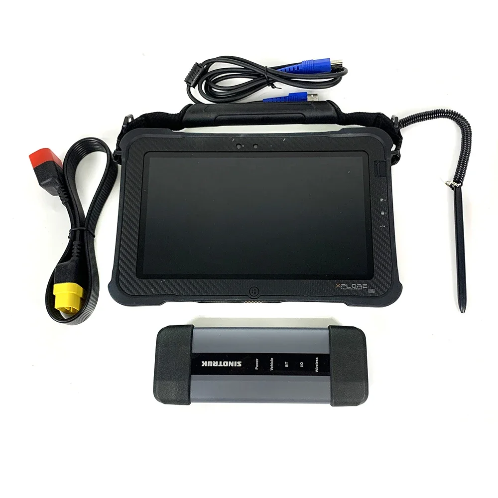 

Инструмент диагностики грузовиков для Howo Sinotruk Tool Сверхмощный диагностический инструмент Sinotruck + планшет Xbox