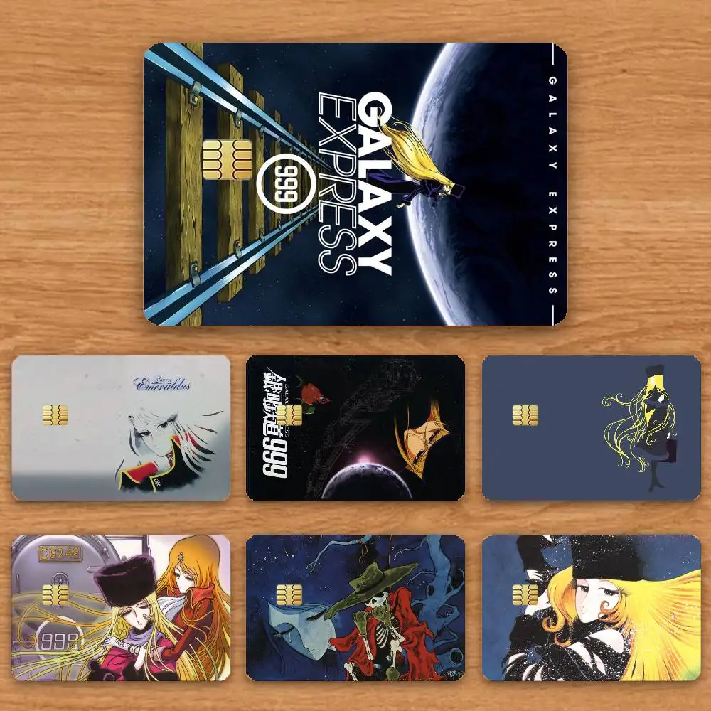 

Galaxy Express 999 Credit Card HD Stickers Game Card Decal Card Matte Film Skin Small Chip Waterproof Sticker