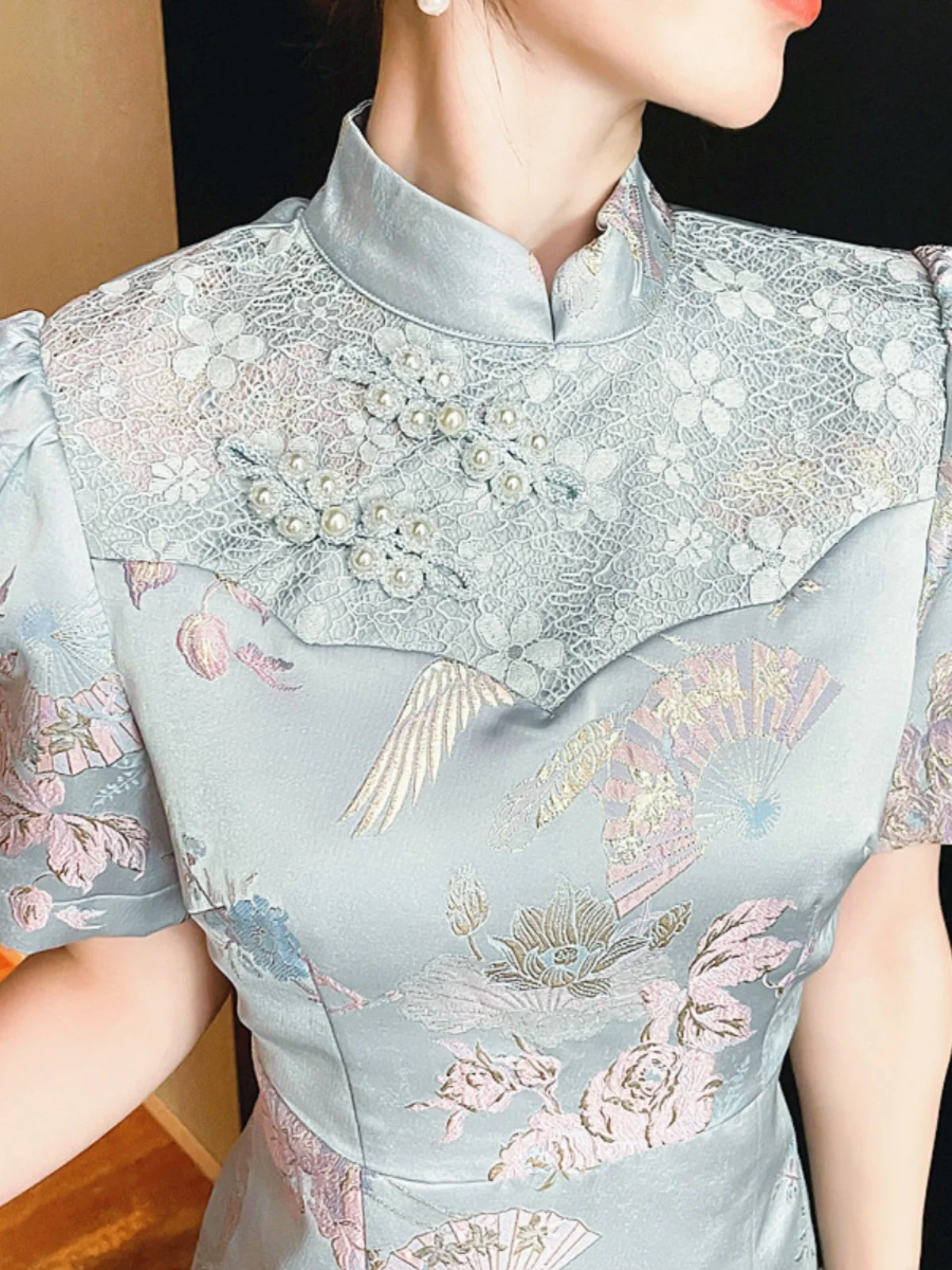 Chinese Style Party Dress Cheongsam Elegant Vintage Qipao