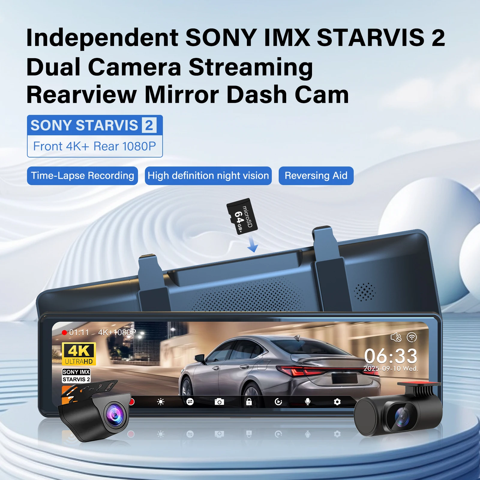 Adinkam 11" 4K+1080…