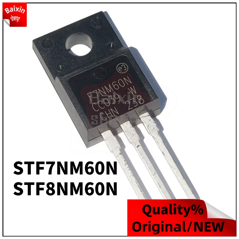 

STF7NM60N,STF8NM60N,10PCS,NEW,TO-220F,F7NM60N,7NM60N,F8NM60N,8NM60N,N-channel,MOS field-effect transistor