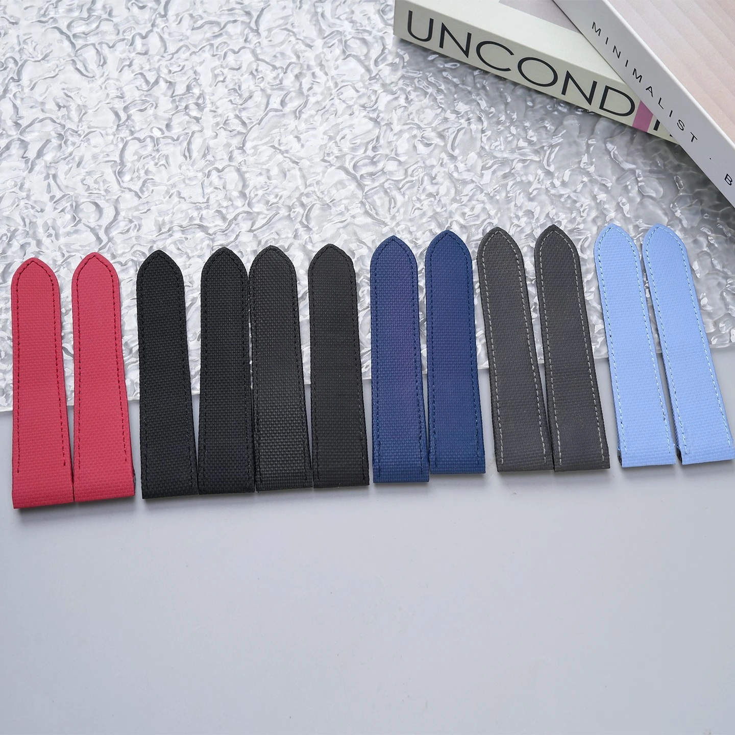 20 مللي متر 23 مللي متر مخصص FKM المطاط سوار ل كارتييه سانتوس حزام فلوروروبر حزام الساعات خزان سانتوس 100 حزام سفلي من الجلد