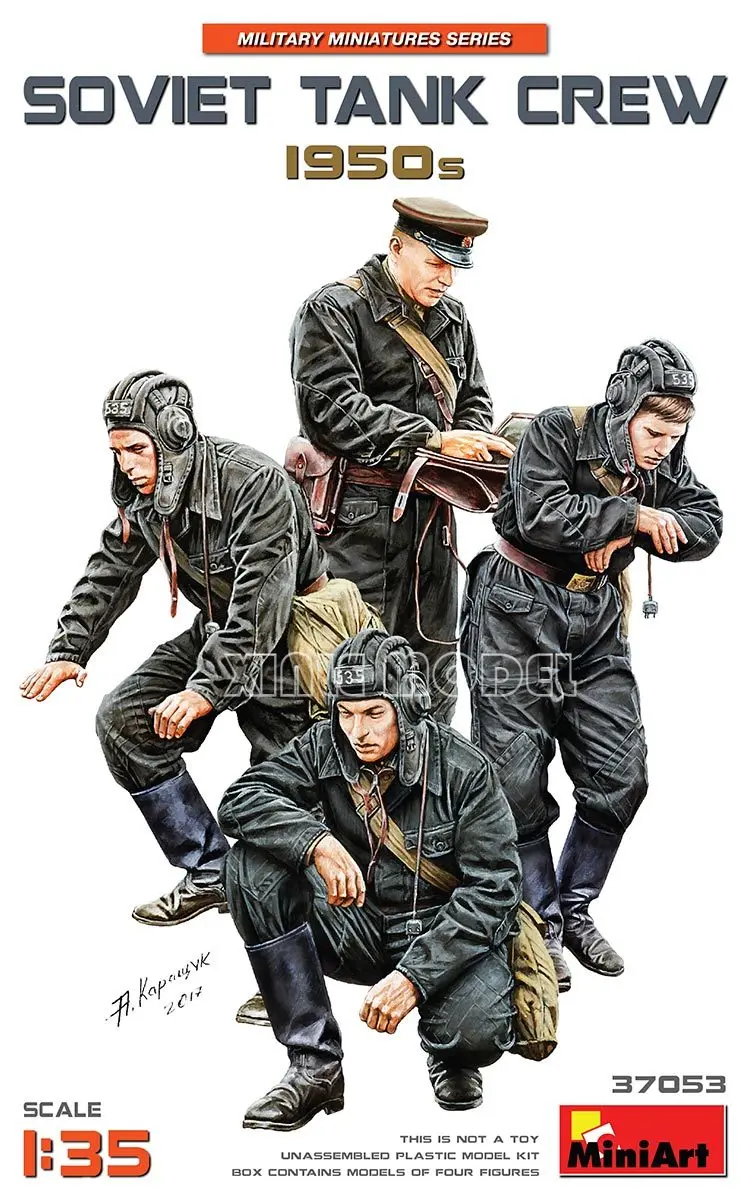 

MiniArt Plastic Assembled Model Kit 37053 Soviet Tank Corps 1950s 1/35