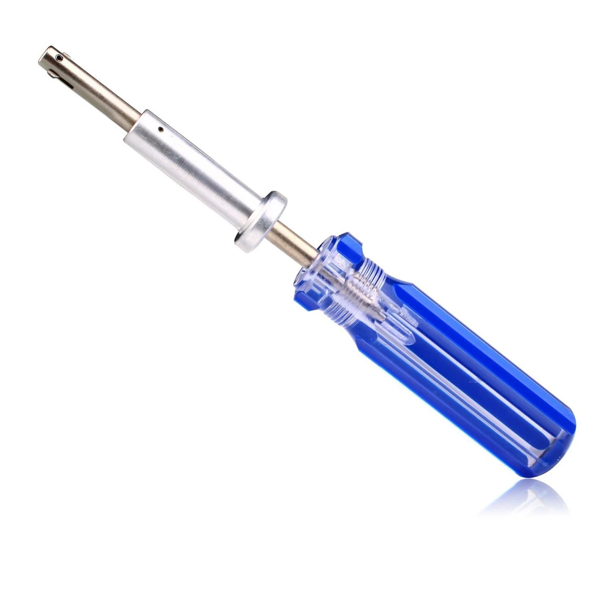 7 Inch Cable Locking Terminator Tool Silver Blue Metal Plastic Long Lasting Anti Theft Lock Key Spring Steel
