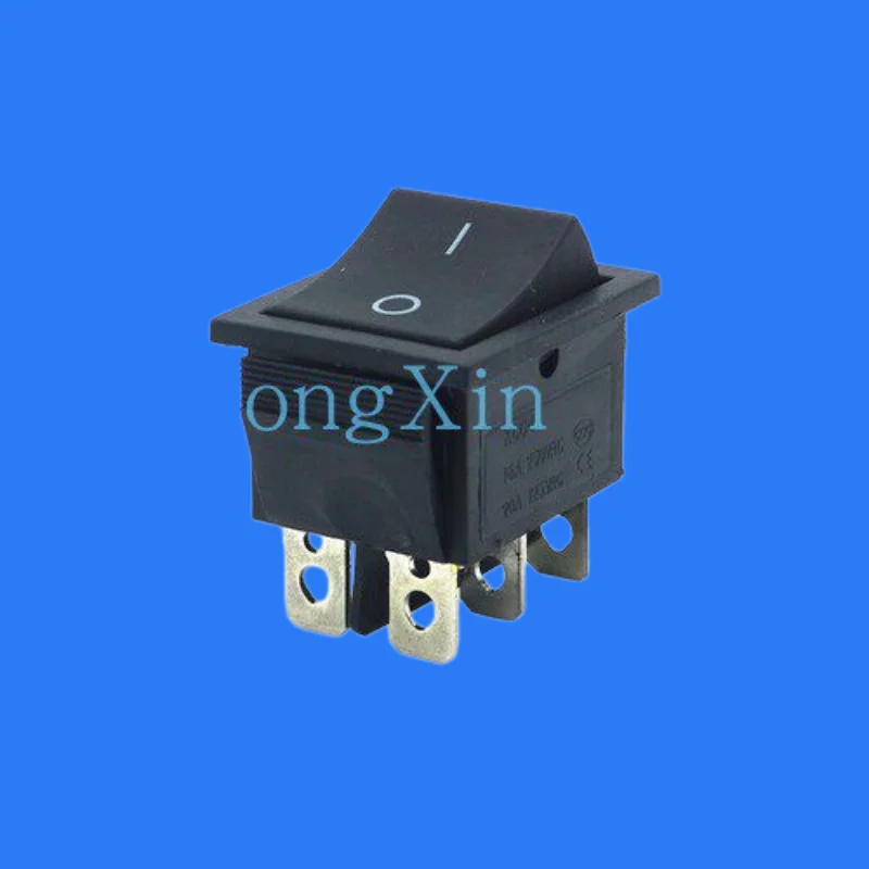 50pc/red boat switch KCD4 boat rocker with light button button 2/150.00g/3 gear 4/6 hexapod switch 16A hexapod 2 gear
