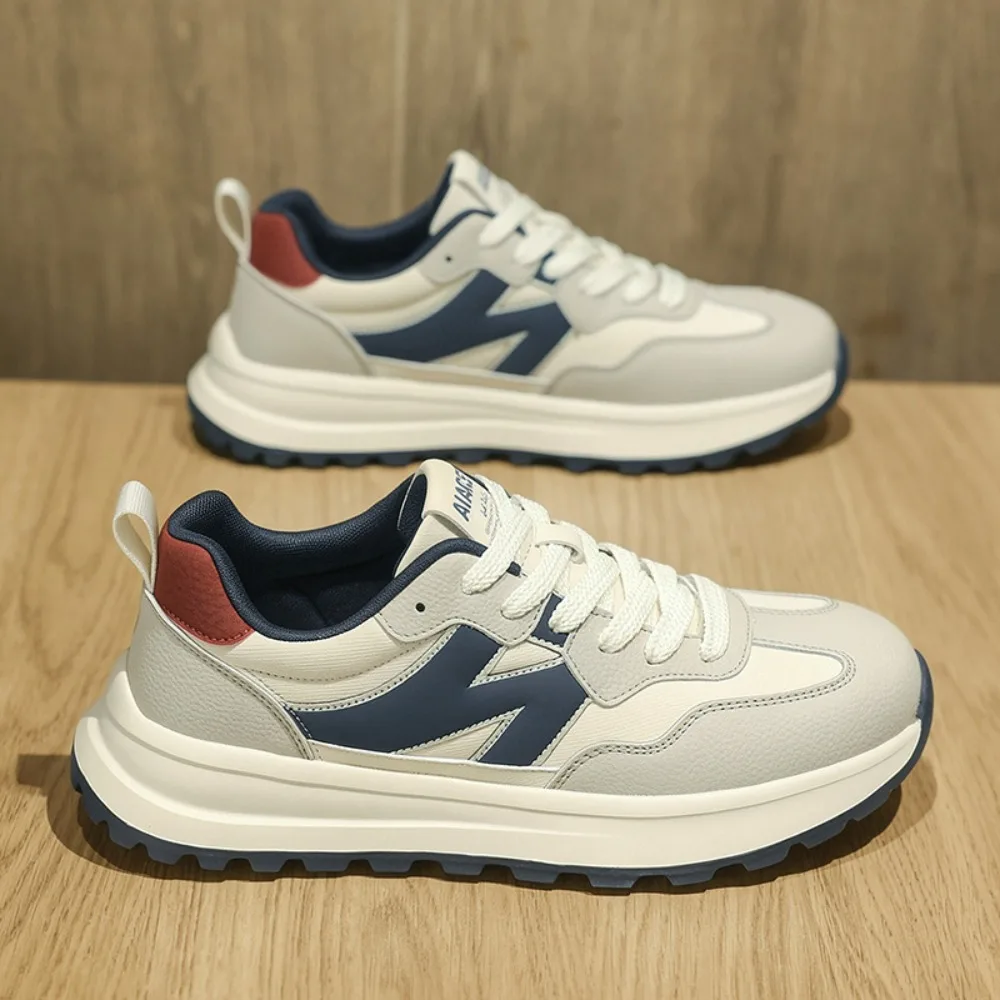 Men's Sneakers Four Seasons New Stinkproof Breathable Soft Sole Outdoor Casual Running Shoes Fashion Student Sports Shoes