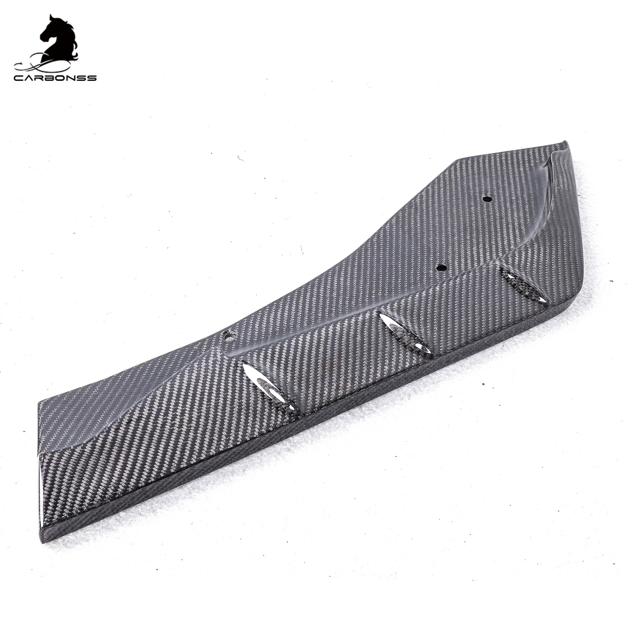 Kit diffusore paraurti posteriore in fibra di carbonio stile Manta Ray Spats laterali splitter Trim per Toyota Supra Gr Mk5 A90 A91 2019+