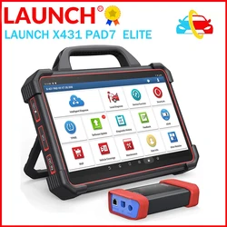 Launch X431 PAD VII Pad7 Elite Full System Car Diagnostic Tool with Smartlink C VCI Support Online Coding and Programming