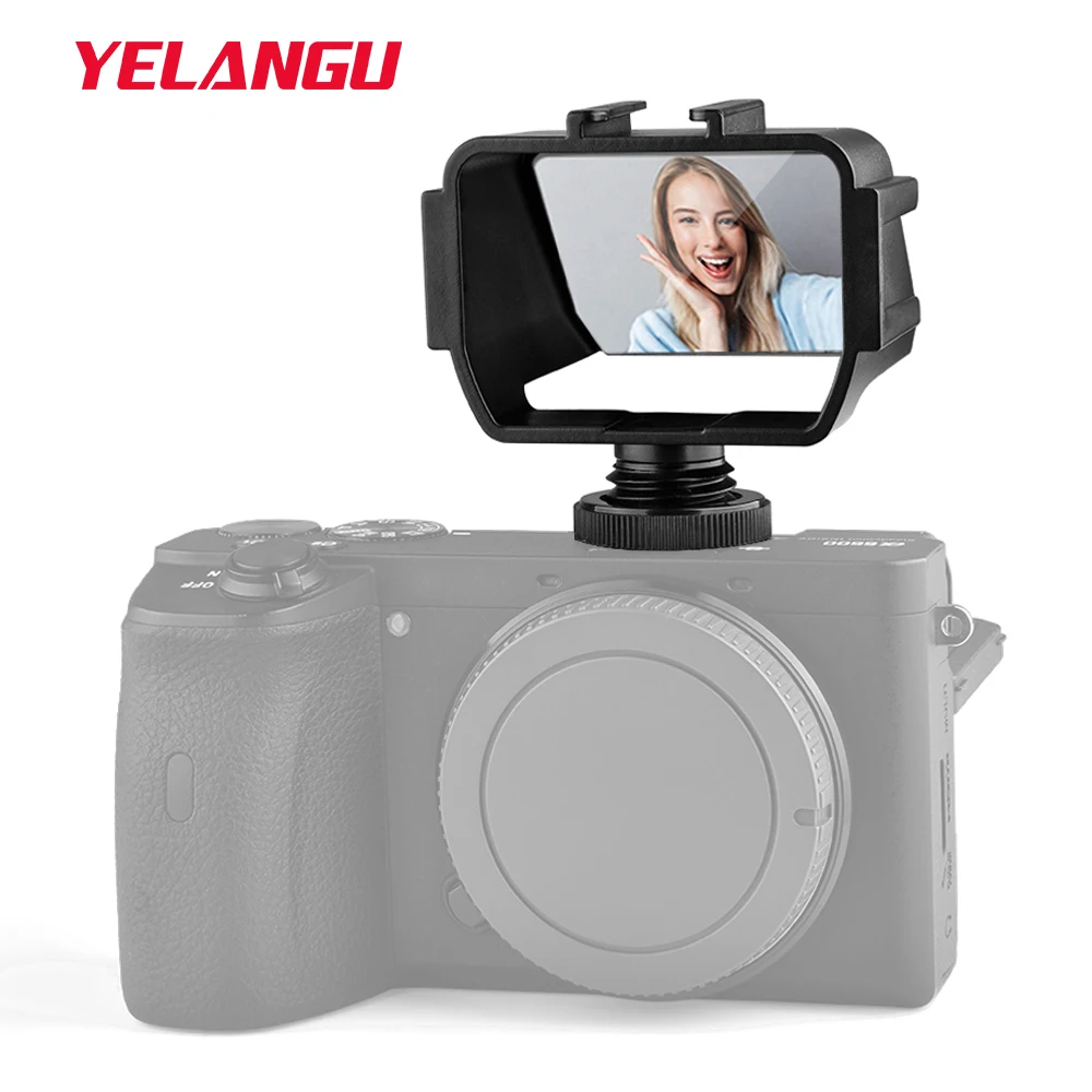 

YELANGU Camera Vlog Selfie Flip Screen for Sony A7RIV A7RIII A7RII A7III A7II A6000 A6300 A6500 Fuji XT2 XT3 XT20 XT30 Nikon