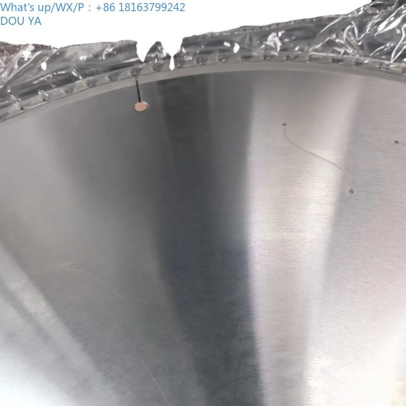 Cortador de hoja de sierra de carburo sólido soldado personalizado de fábrica, acabado blanco para hoja de máquina de sierra de calar de aleación de madera de acero