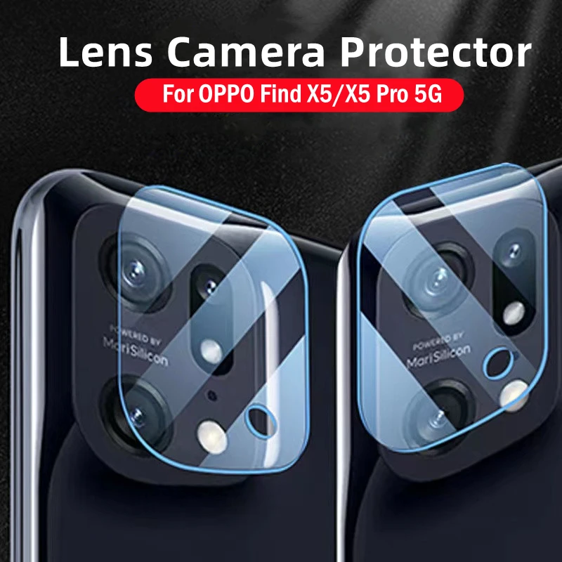 5-1pcs Camera Lens Protector Glass For OPPO Find X5 X5 PRO 5G 2022 Rear Camera Tempered Glass Anti-scratch Film For Find X5Pro