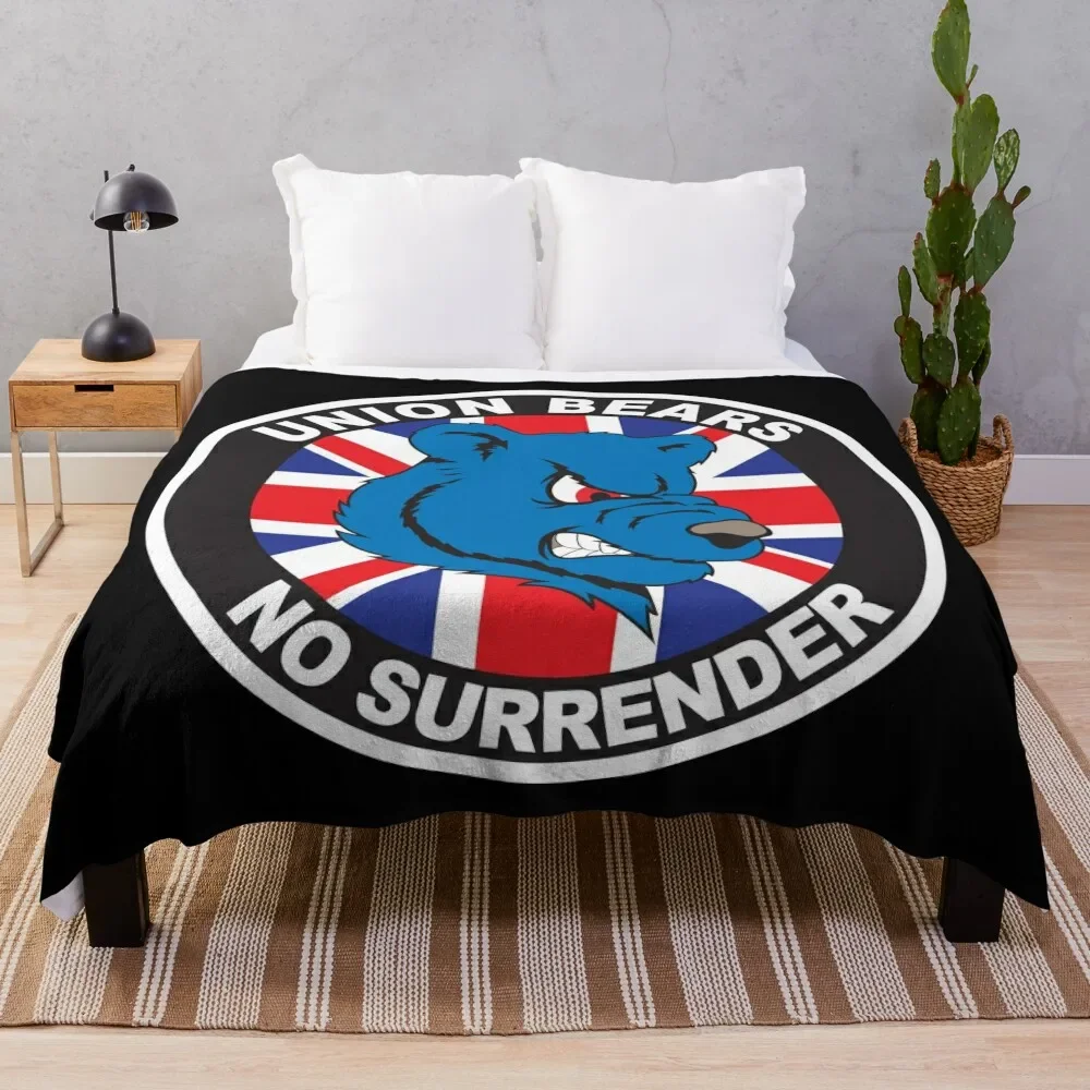 

Union Bears - Rangers Throw Blanket anime Summer Beddings Blankets