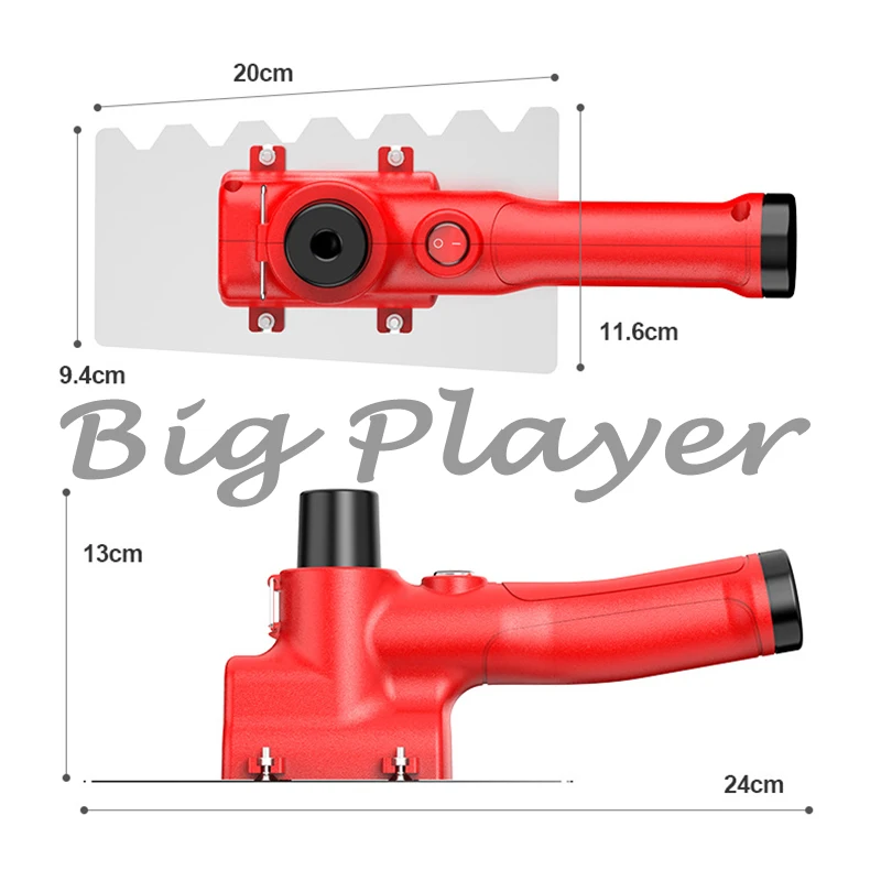 Lithium High-frequency Vibrating Trowel Vibrating and Leveling Ceramic Tile Plastering Dual-use Trowel Electric Trowel Tool