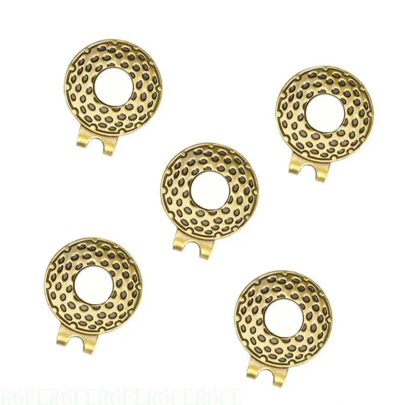 R6FE Clips Clips استبدال لعبة Golf-Ball Marker Hat Hat Clip #4