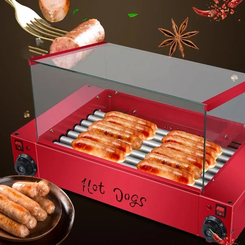 220V Wurst Maschine/Hotdog Maker Hot Dog Roller Wurst heizung maschine Grill Maschine Elektrische Wurst Maker Maschine