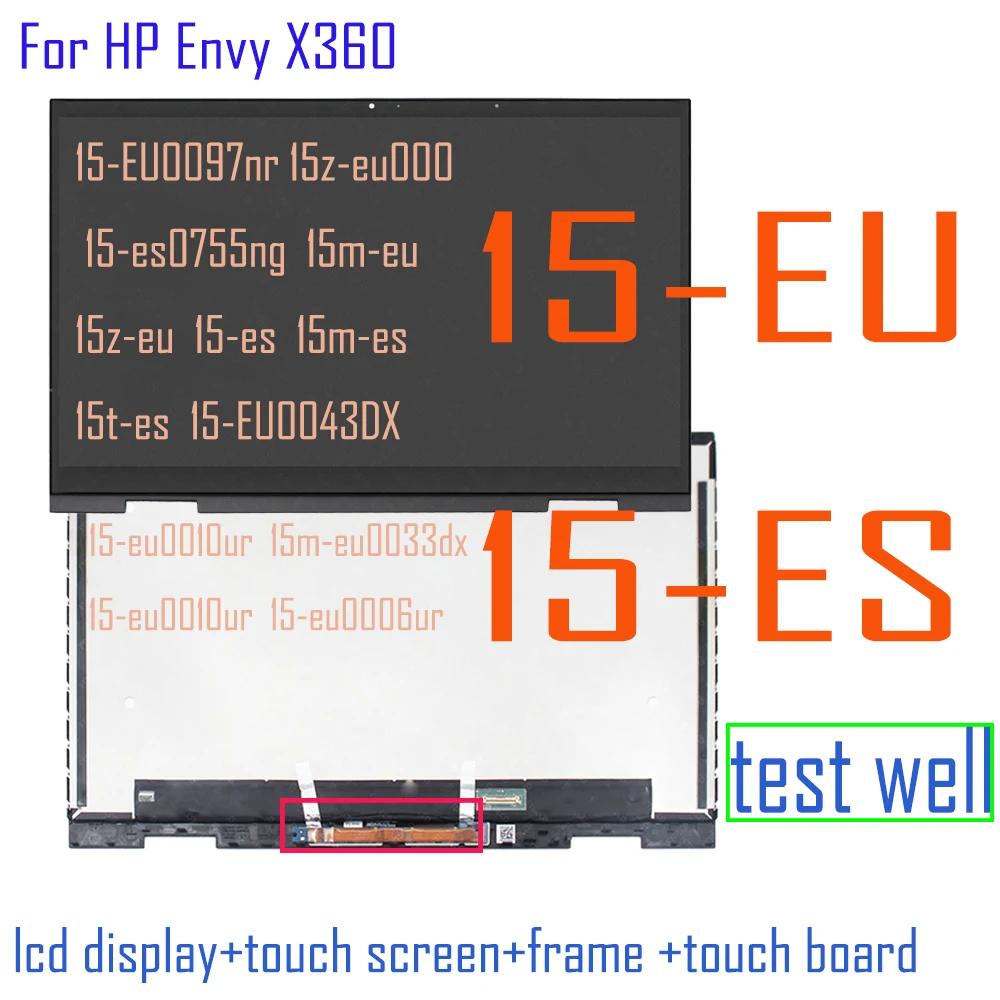 

15,6 B156HAN02.5 для HP ENVY X360 15-EU 15-EU0097nr 15z-eu000 15-es 15m-es 15t-es ЖК-дисплей