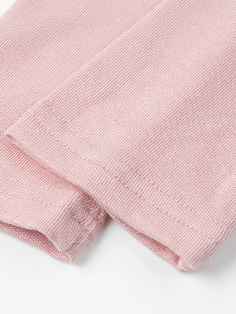 Herbst-Winter Damen T-Shirt mit Quadratischem Ausschnitt, Langarm-Oberteil, Neckholder, Schmal Geschnittenes Geripptes Strick-Tee, Elegantes Y2K Crop-Top, Bluse zum Überziehen – Detail 3