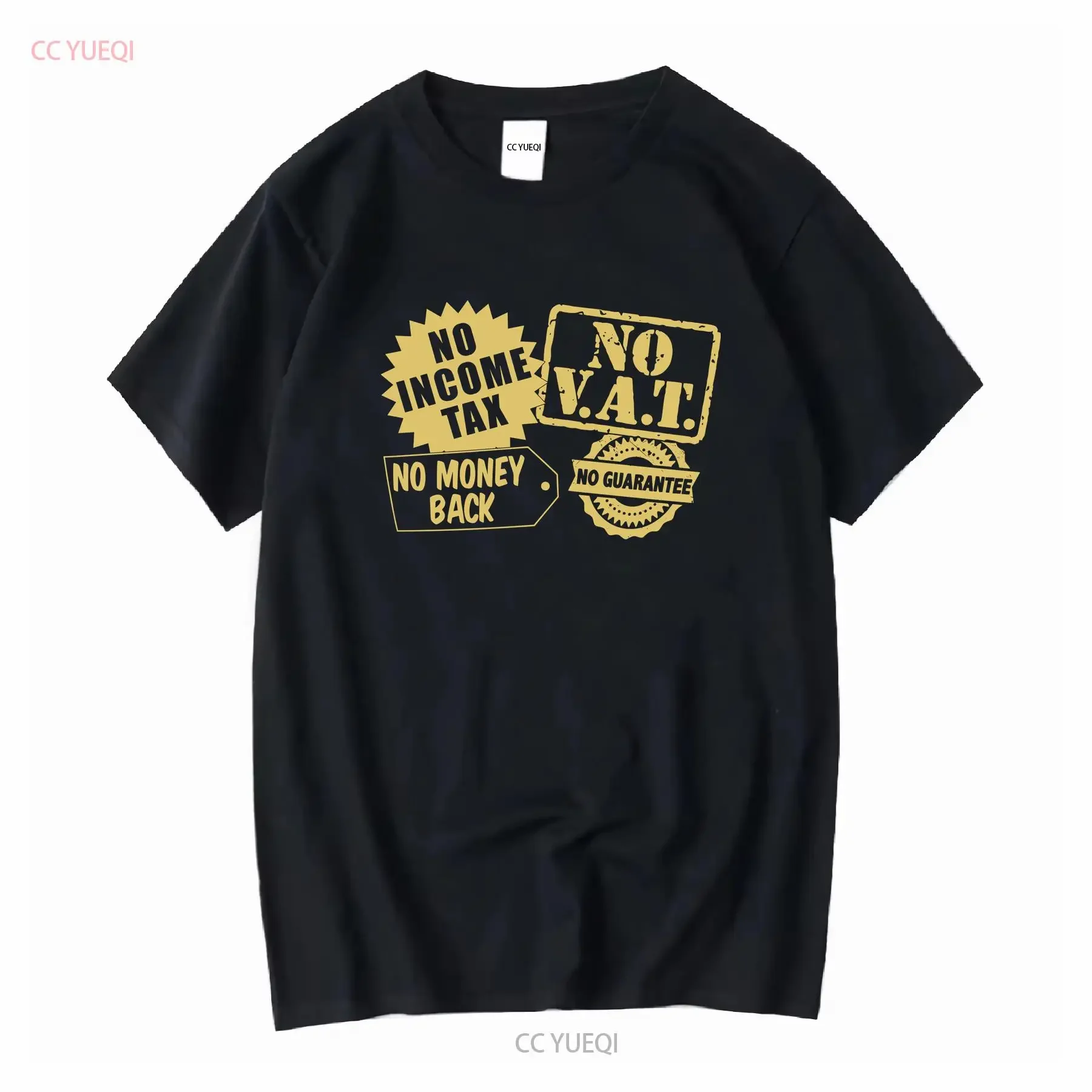 No Income Tax Vat T Shirt Only Fools And Horses Del Boy Rodney Fun Joke vintage Washed Top For Everyday Wear fashion homme