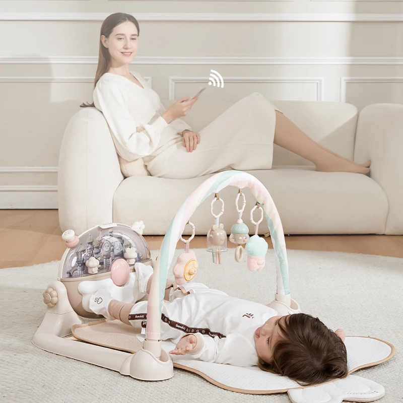 Banshili-Polymères convertibles en peluche pour bébé, optique de chaise longue, base sur scène, fosse à balles pour bébé, coton doux, jeu de lit, activité de gym, le plus récent