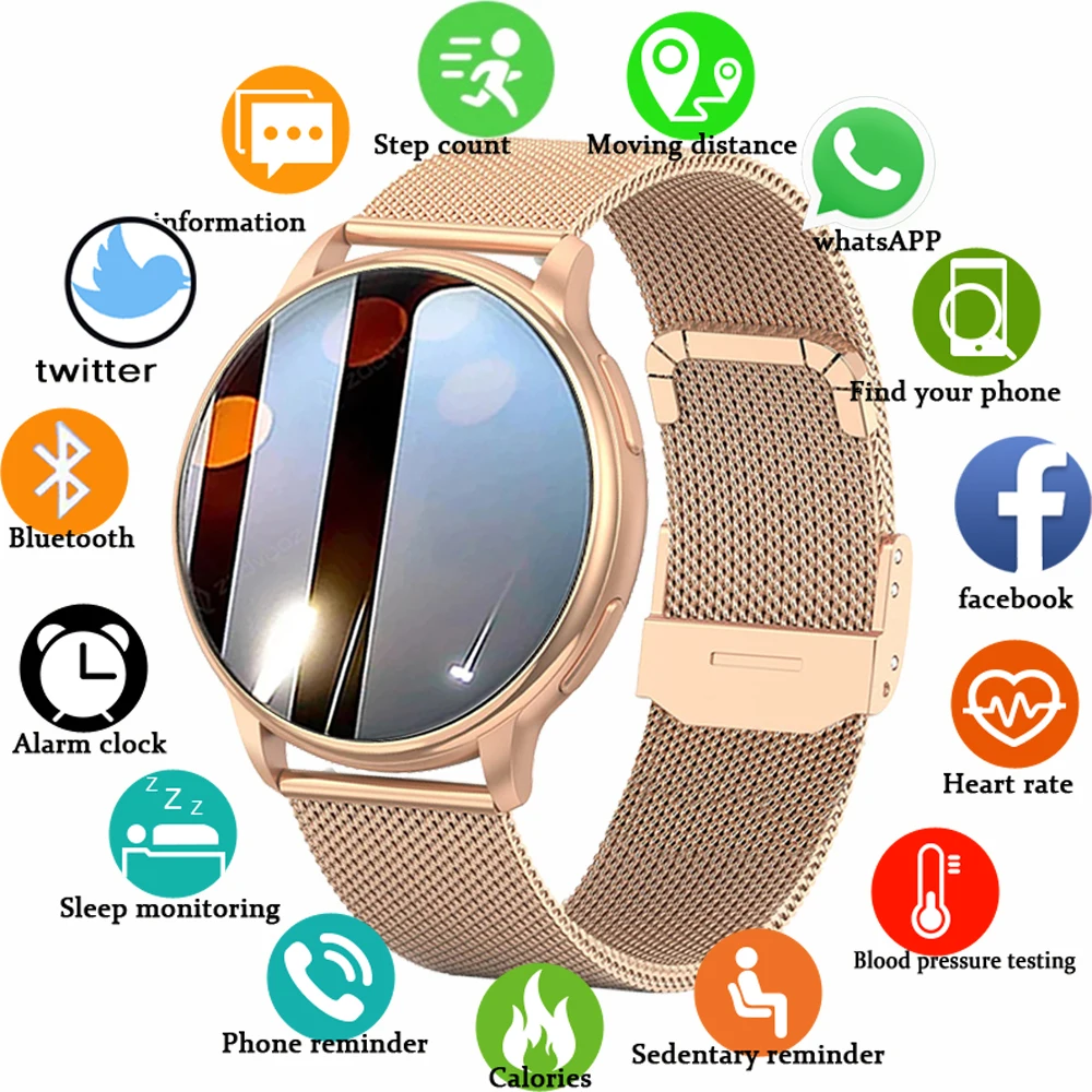 2023 New Men Smart Watch Men Full Touch Screen Sports Fitness Watch IP67 Waterproof Bluetooth For Android IOS Smartwatch Women