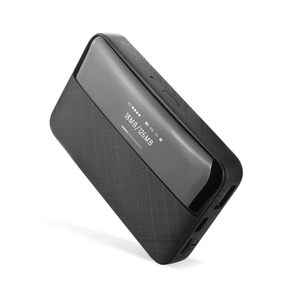 Tragbarer Mini-Router 150 MBit/s 4G LTE-Router 4G Modem tragbarer Router 6000mAh mobiler WLAN-Hotspot mit SIM-Kartens teck platz