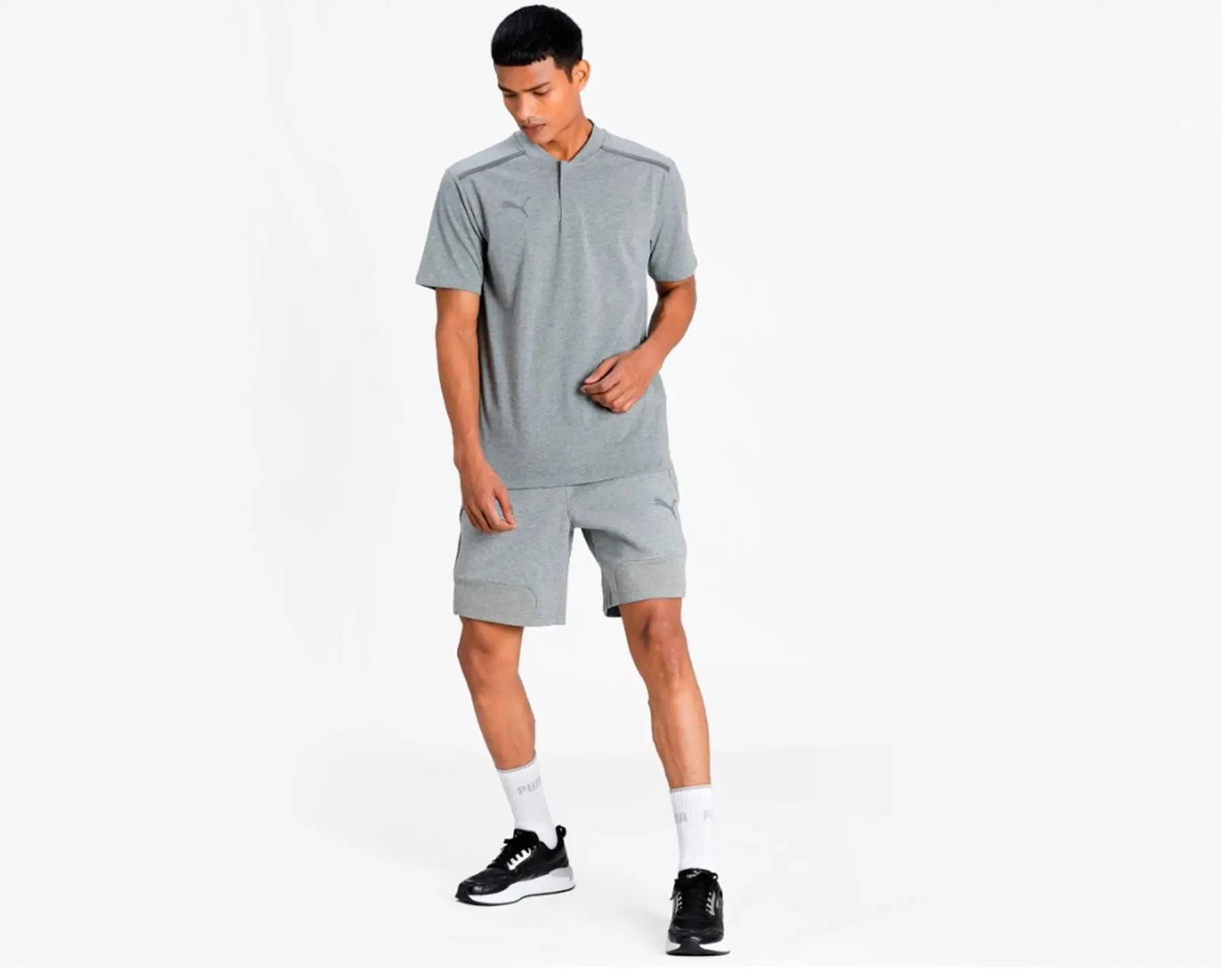 Puma-pantalones cortos originales para hombre, Shorts informales de fútbol, ropa de verano