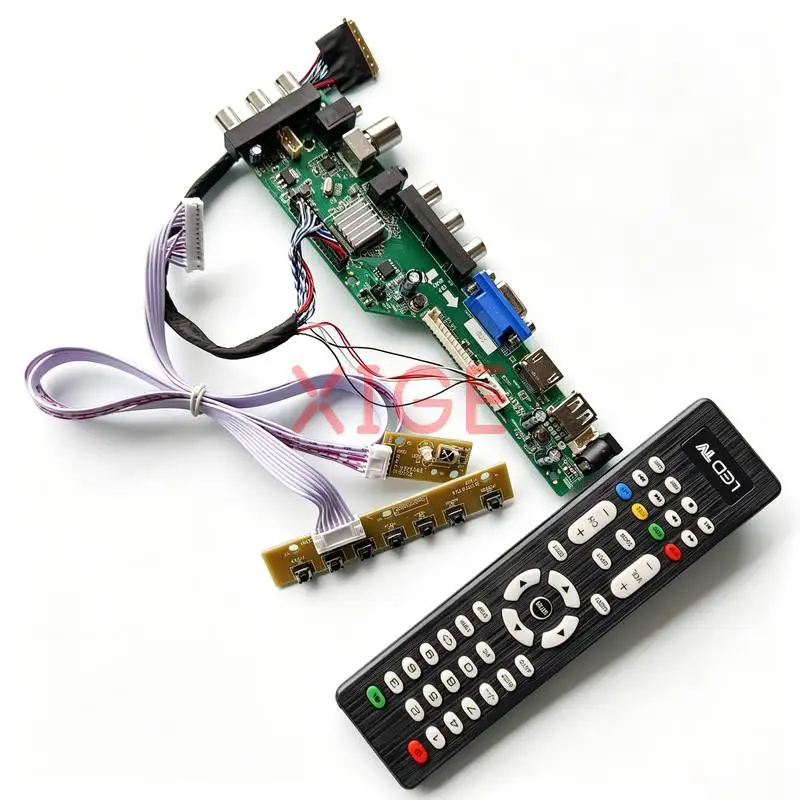 Controller Board Fit LP156WH2 LP156WH8 LP156WH4 LP156WH3 Laptop Panel 1366x768 LVDS-40 Pin 1366*768 DVB/USB/AV/VGA/HDMI DIY Kit