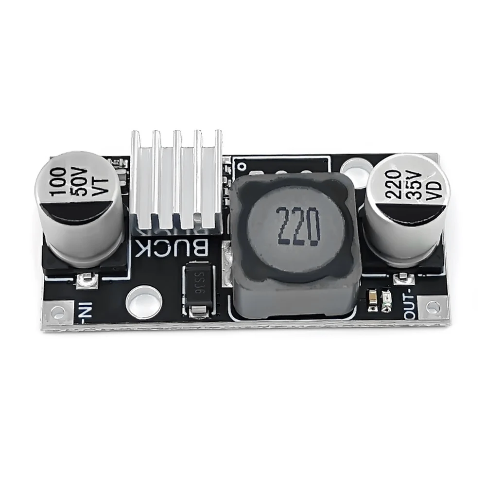 ตัวแปลงบั๊กแบบปรับได้ DC-DC DC6-40V เป็น3.3V 5V 9V 12V 24V 3A สเต็ปดาลงโมดูลแหล่งจ่ายไฟที่เสถียร