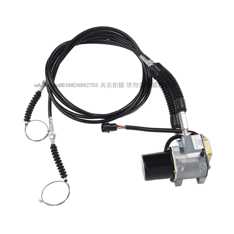 Excavator Throttle Cable Motor 41 5496 Throttle Actuator Assembly Excavator Throttle Position Sensor for E0V2
