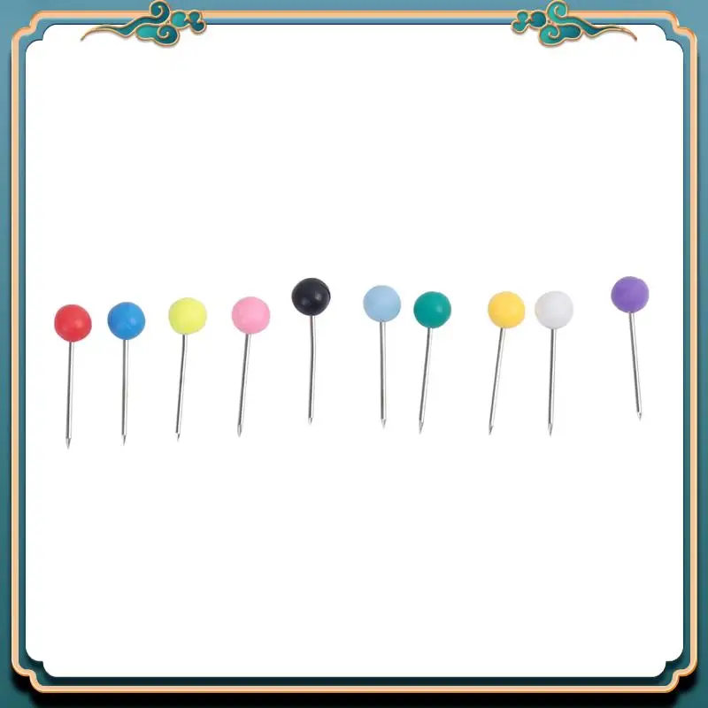 ABJG-Map Tacks 푸시 핀 플라스틱 헤드(강철 포인트 포함), 4Mm, 3000개