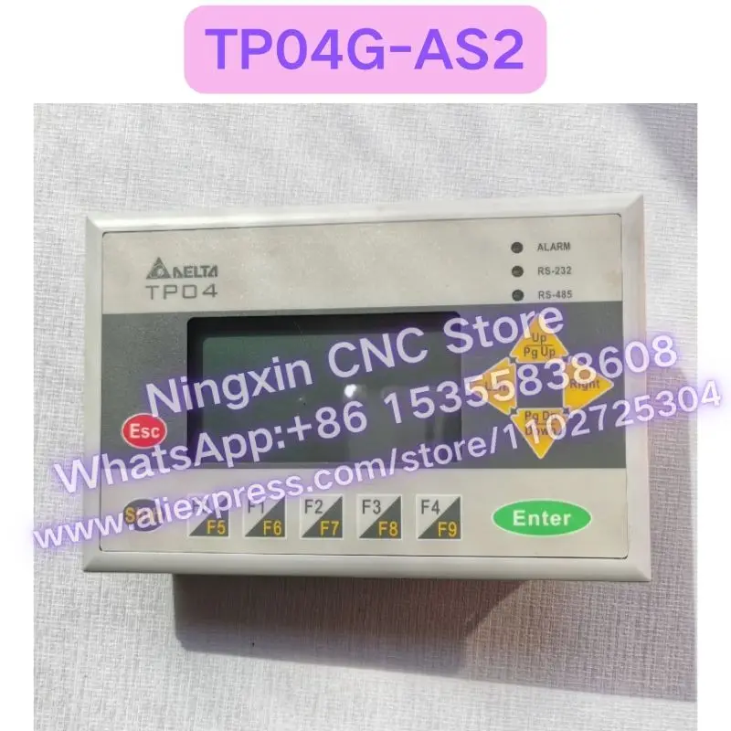 Second-hand TP04G-AS2 Text display screen Functional test OK Fast delivery