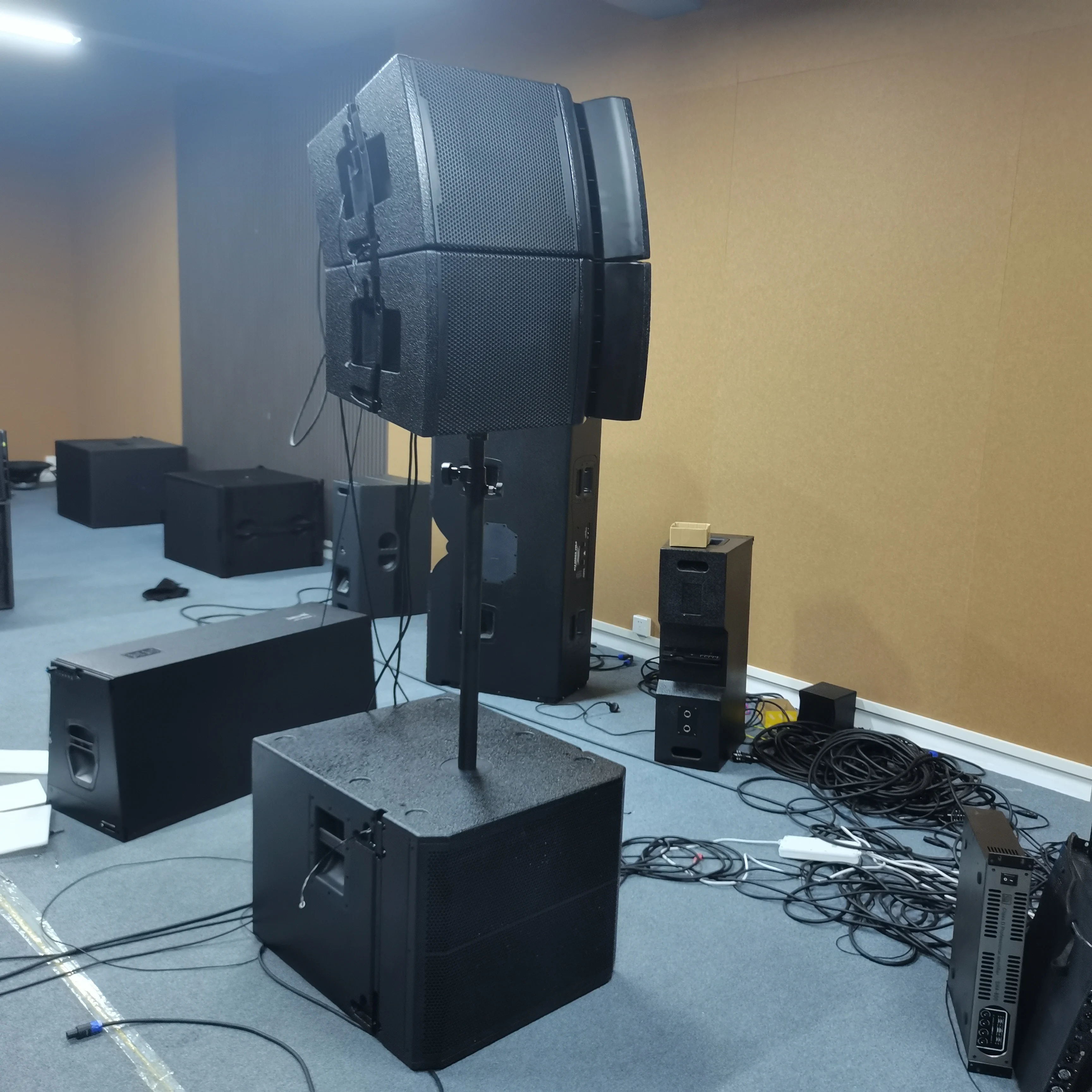 Zoll Power Line Array Lautsprecher, aktives DJ-Soundsystem-Setup
