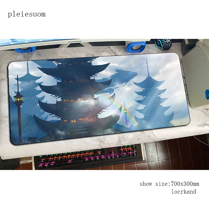 Castle Fantasy padmouse 80x30cm gaming mousepad game Popular mouse pad gamer computer desk best seller mat notbook mousemat pc
