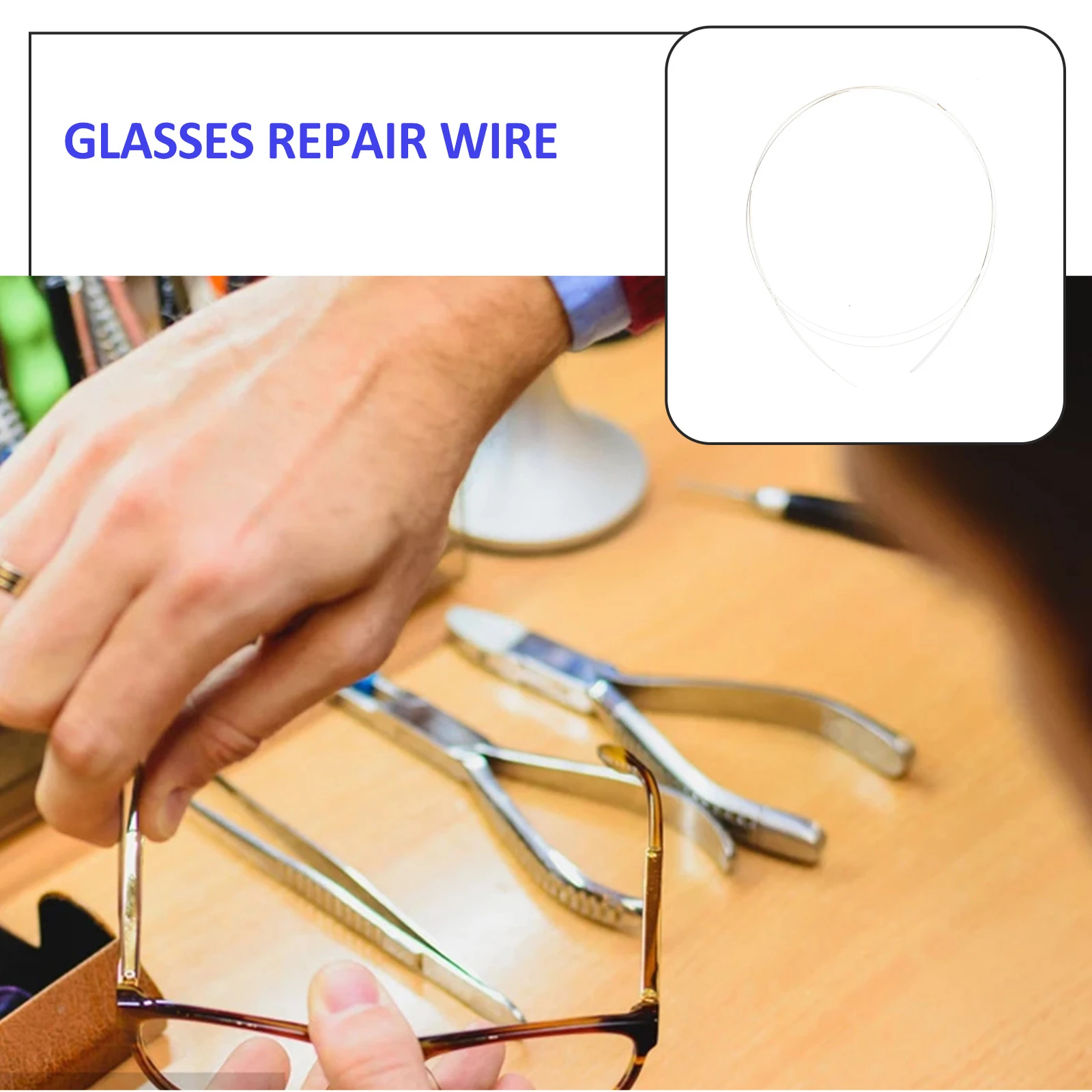 

2pcs Silver-based Brazing Wire Low Melting Point Glasses Repair Welding Wire Alloy Accessory Pre-cut Metal Suitable for Welding