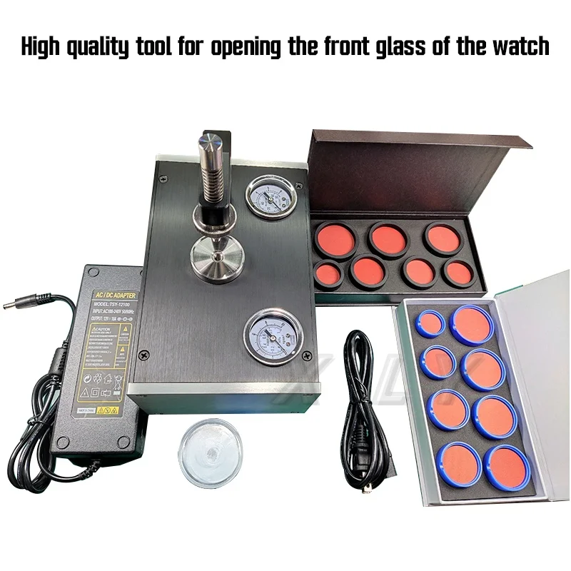 Watch repair tool,use air pressure to open the front glass coverand open the front glass without leaving any marks