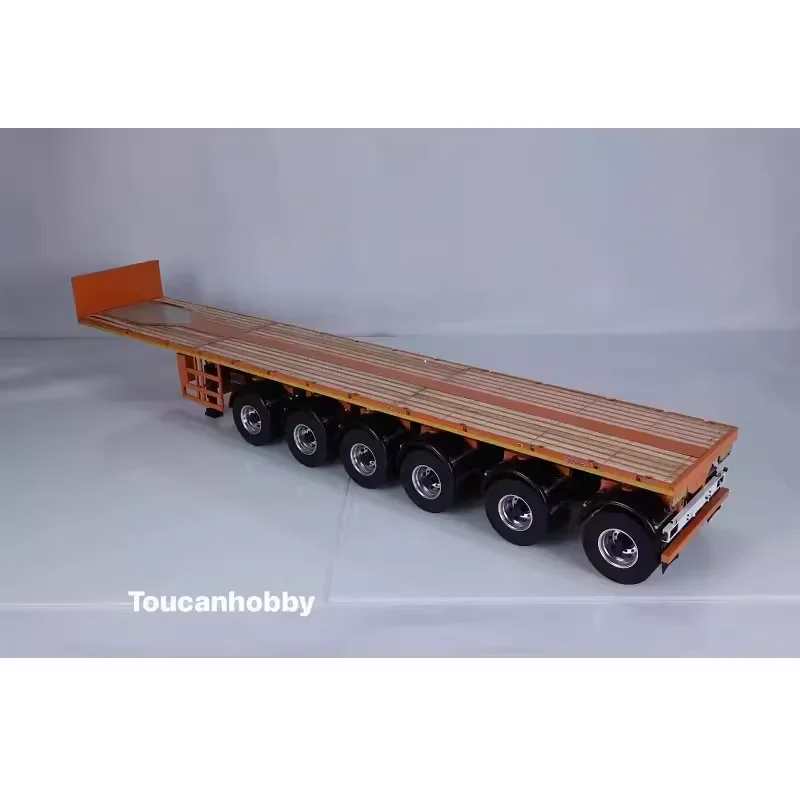 Nooxion 6-axle flatbed trailer 1/14 trailer suitable for tractor