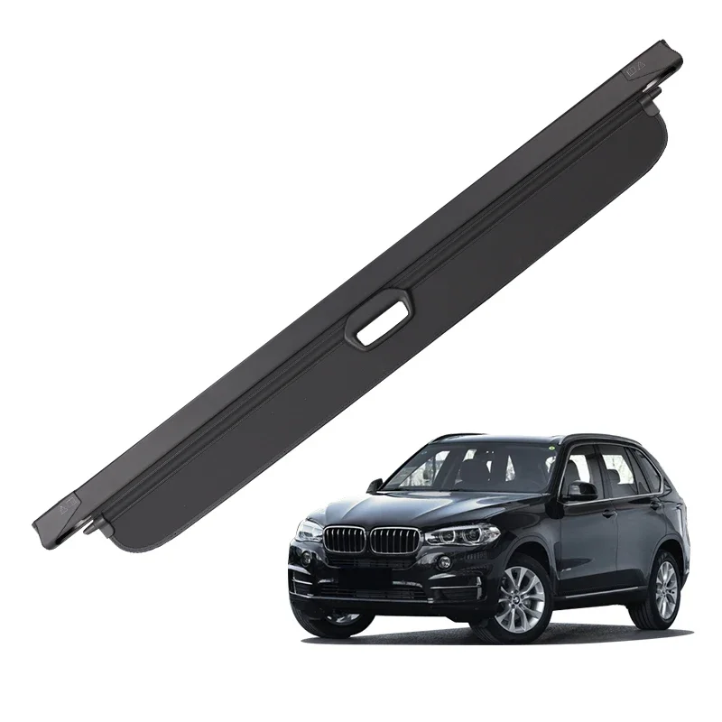 

For BMW X5 G05 G18 IX5 2018-2024 Black Compatible Shielding Shade Cargo Luggage Curtain Cover Retractable Trunk Car Bag