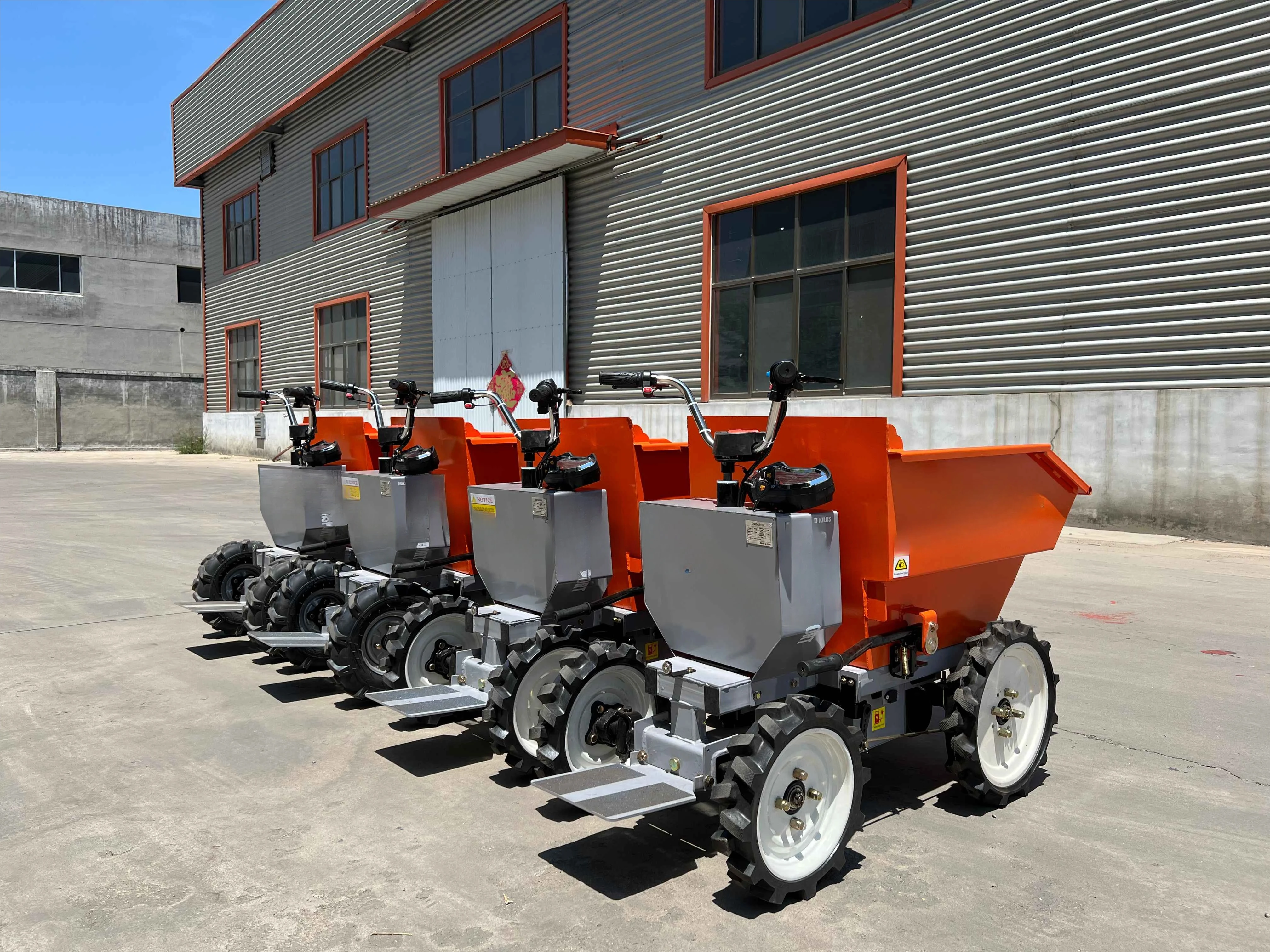 Многопогрузчик, колесный транспортер, мини-самосвал, самозагрузочный двигатель, низкое потребление топлива для дома