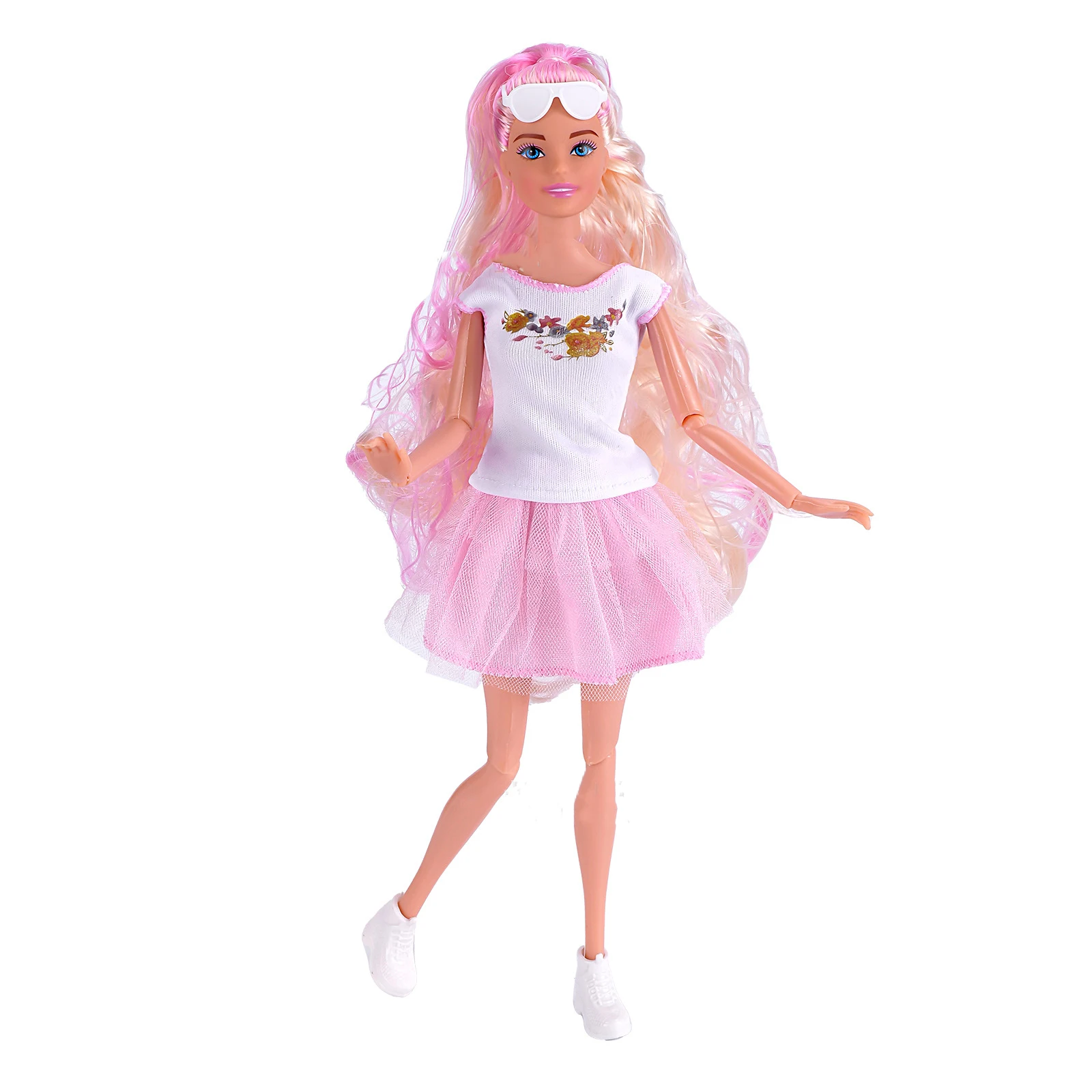 Bela maquiagem supermodelo boneca 1/6 moda boneca 30cm meninas brinquedos vestir-se conjuntos multi-articular móvel crianças brincar de casa brinquedo