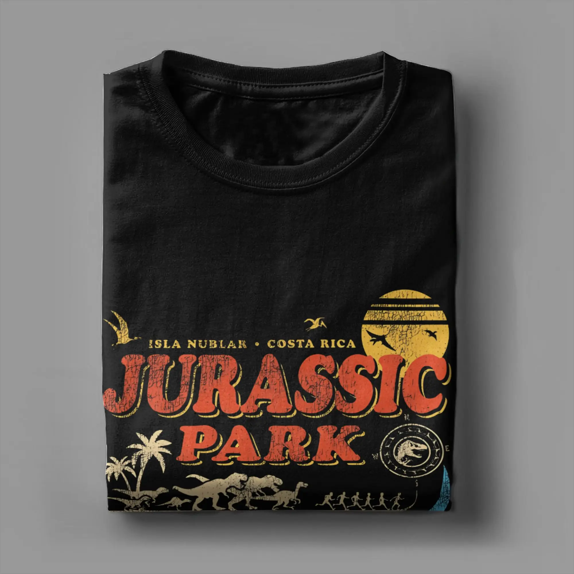 العالم الجوراسي ولادة جديدة القادمة 2025 الرجال تي شيرت خمر تي شيرت قصير الأكمام طاقم الرقبة تي شيرت القطن الخالص 6XL بلايز #4