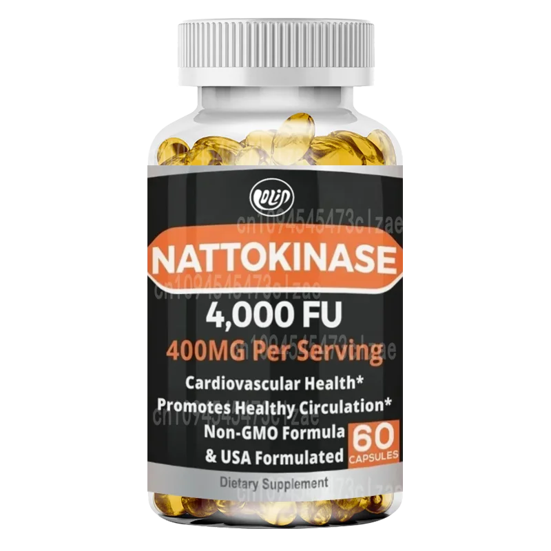 

4000FU Nattokinase Supplement Japanese Natto Capsule