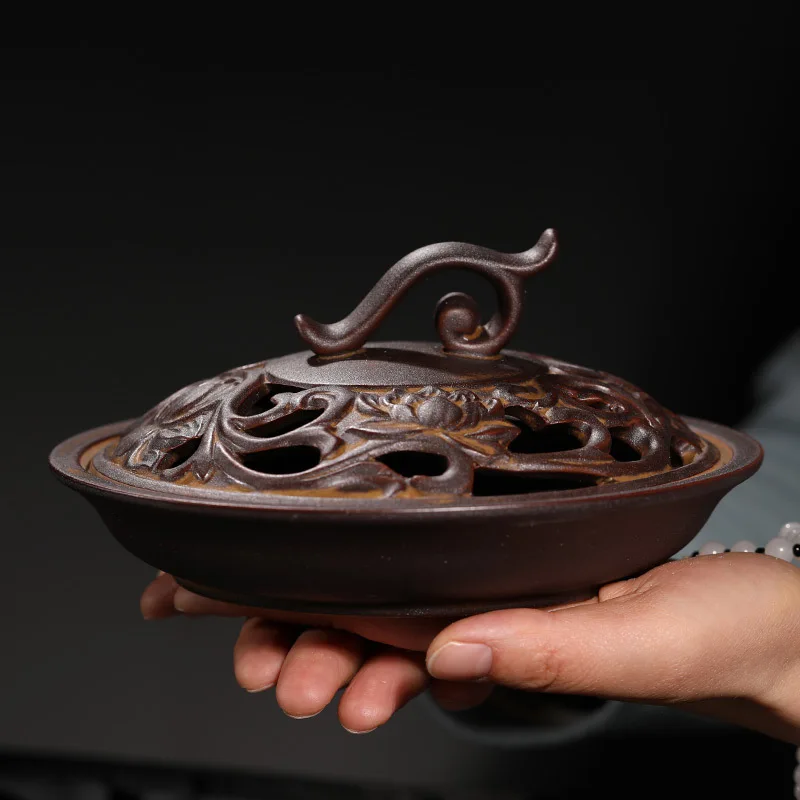 

Large Indoor Home Incense Burner Creative Chinese Style Ceramic Aromatherapy Burner Extra Large Mosquito Coil Burner Bedroom Ful
