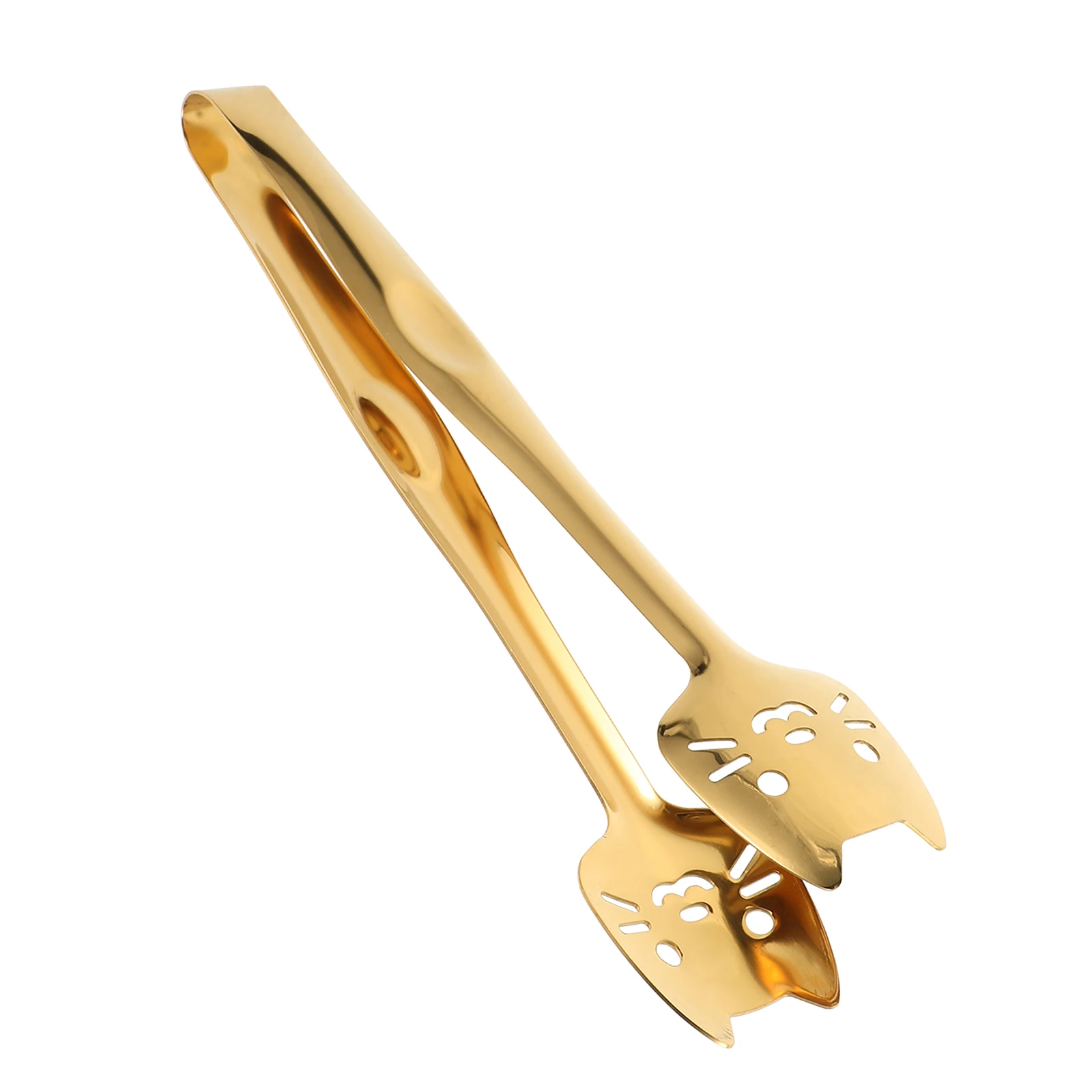 

Stainless Steel Tong Clips 304 Thickened Cat Shape Salad Serving Buffet BBQ Kitchen Cat Shape Tongs Food Tongs Tool