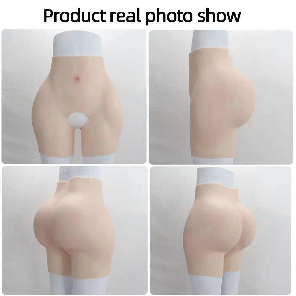 YUERUGOU Silicone Huge Hips and Buttocks Enhancer Pants 2.2cm Hips Thickness Fake Big Bum High Quality Panties for Woman