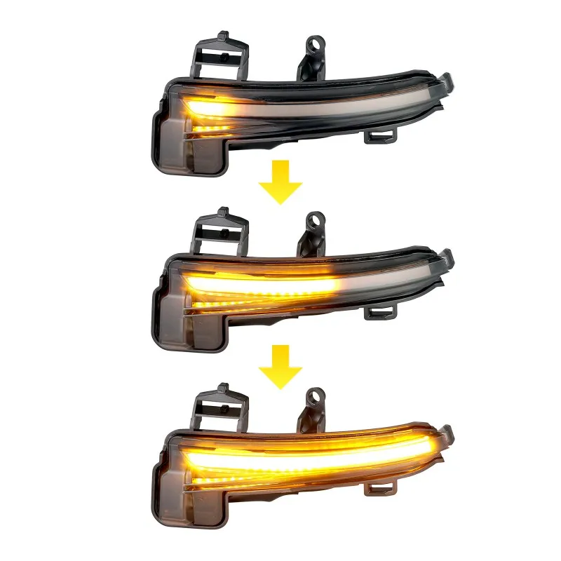 2PCS Dynamic LED Turn Signal Light Side Mirror Indicator Blinker Sequential For Skoda Superb A7 2016 2017 2018 2019 Car Styling