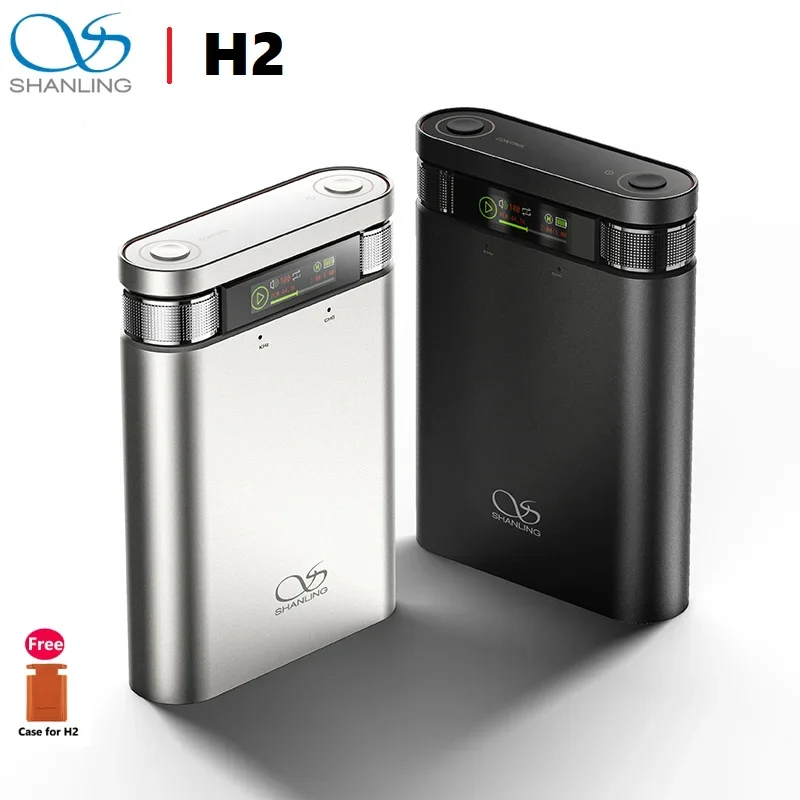 SHANLING H2 HiFi Portable MQA USB DAC AMP CS43198 XMOS XU208 Headphone Amplifier DAP Bluetooth 5.0 LDAC 3.5/4.4 RCA