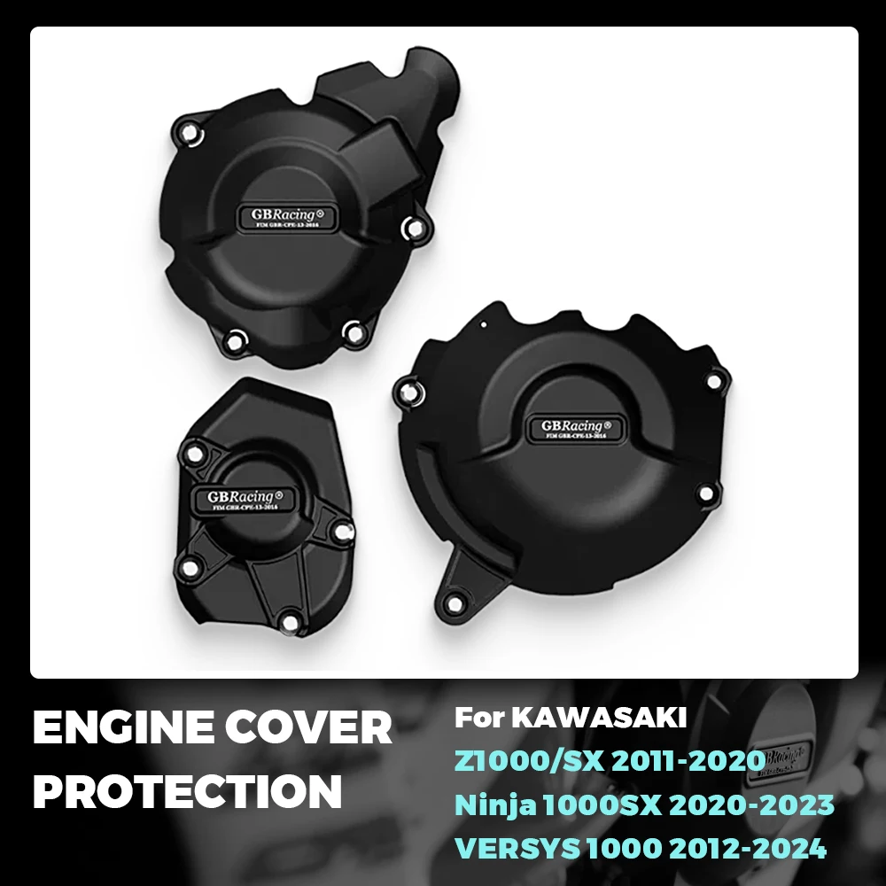 

Для KAWASAKI Z1000, Z1000SX, Ninja1000SX и Versys1000 (2011-2024), аксессуары для мотоциклов, комплект защиты двигателя GB Racing