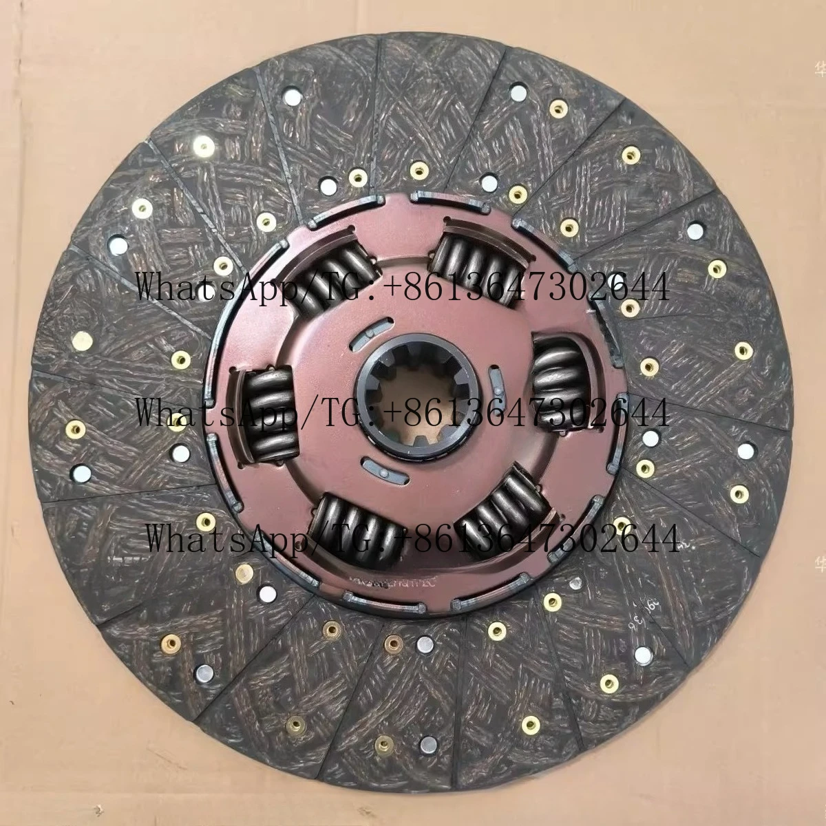 430 pull clutch plate is suitable for Howo original homogeneous carbon fiber all copper material anti-burn