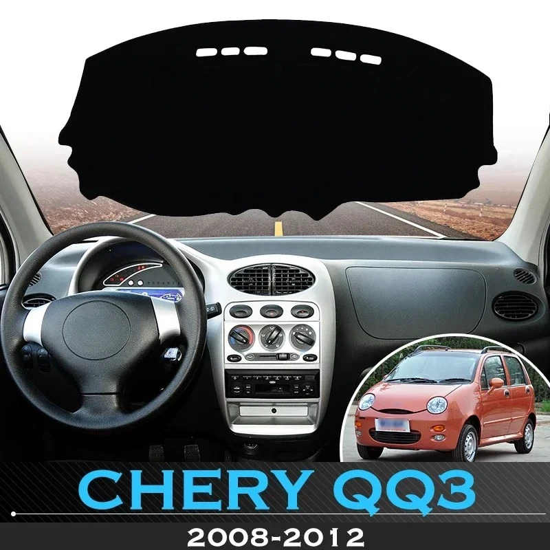 

Для Chery QQ3 2008-2012: Коврик на приборную панель, предотвращающий бликование, накладка на панель приборов, противоскользящий коврик-накладка на приборную панель, аксессуары